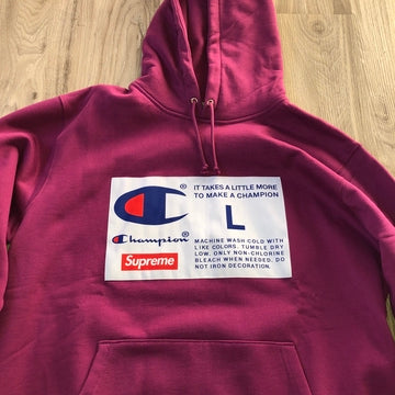 SS19 Supreme X Champion Hoodie