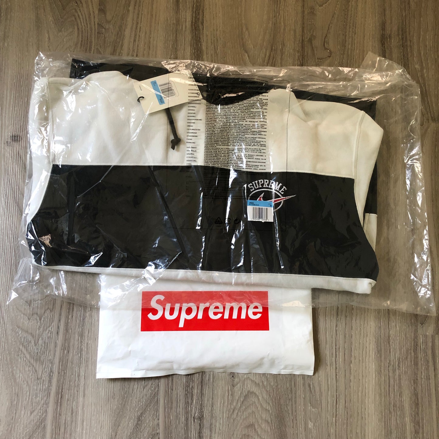 Supreme X Nike Striped Hoodie