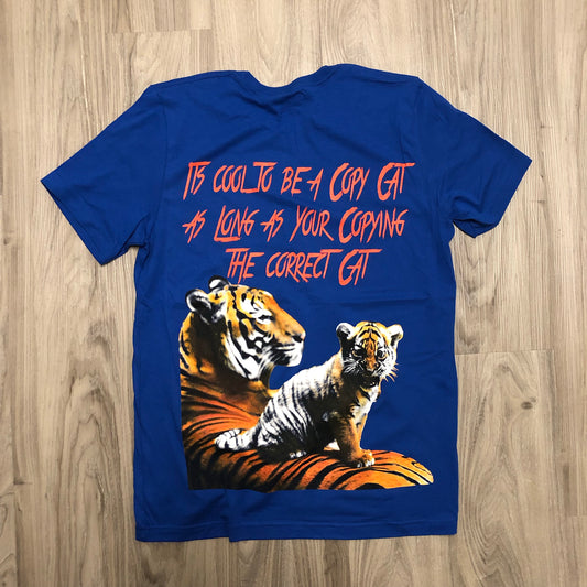 Blue Copy Cat Tee