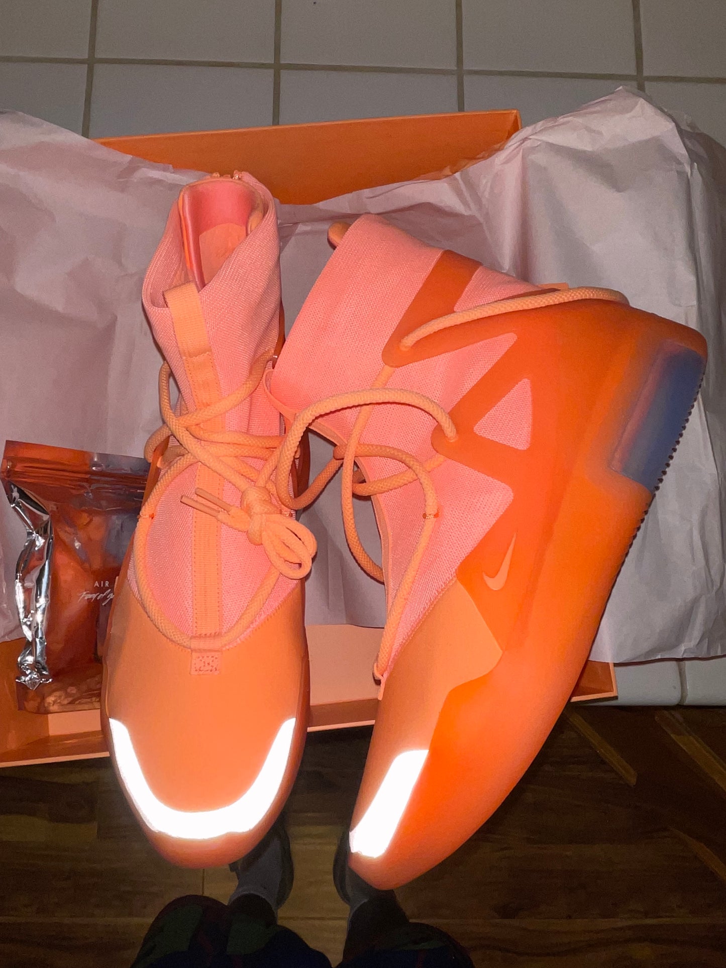 Nike Air Fear of God 1 Orange Pulse