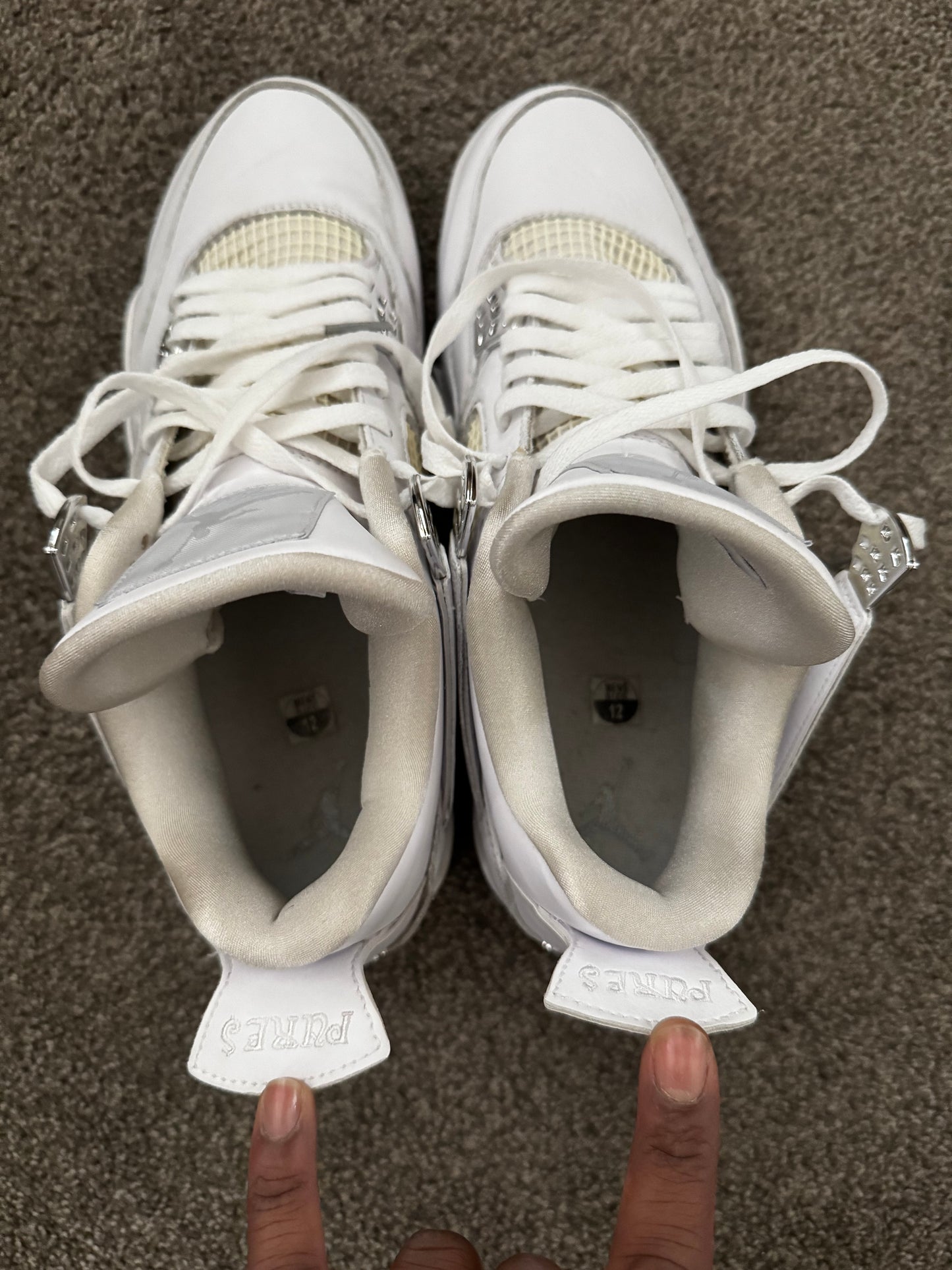Used Jordan 4 Pure Money