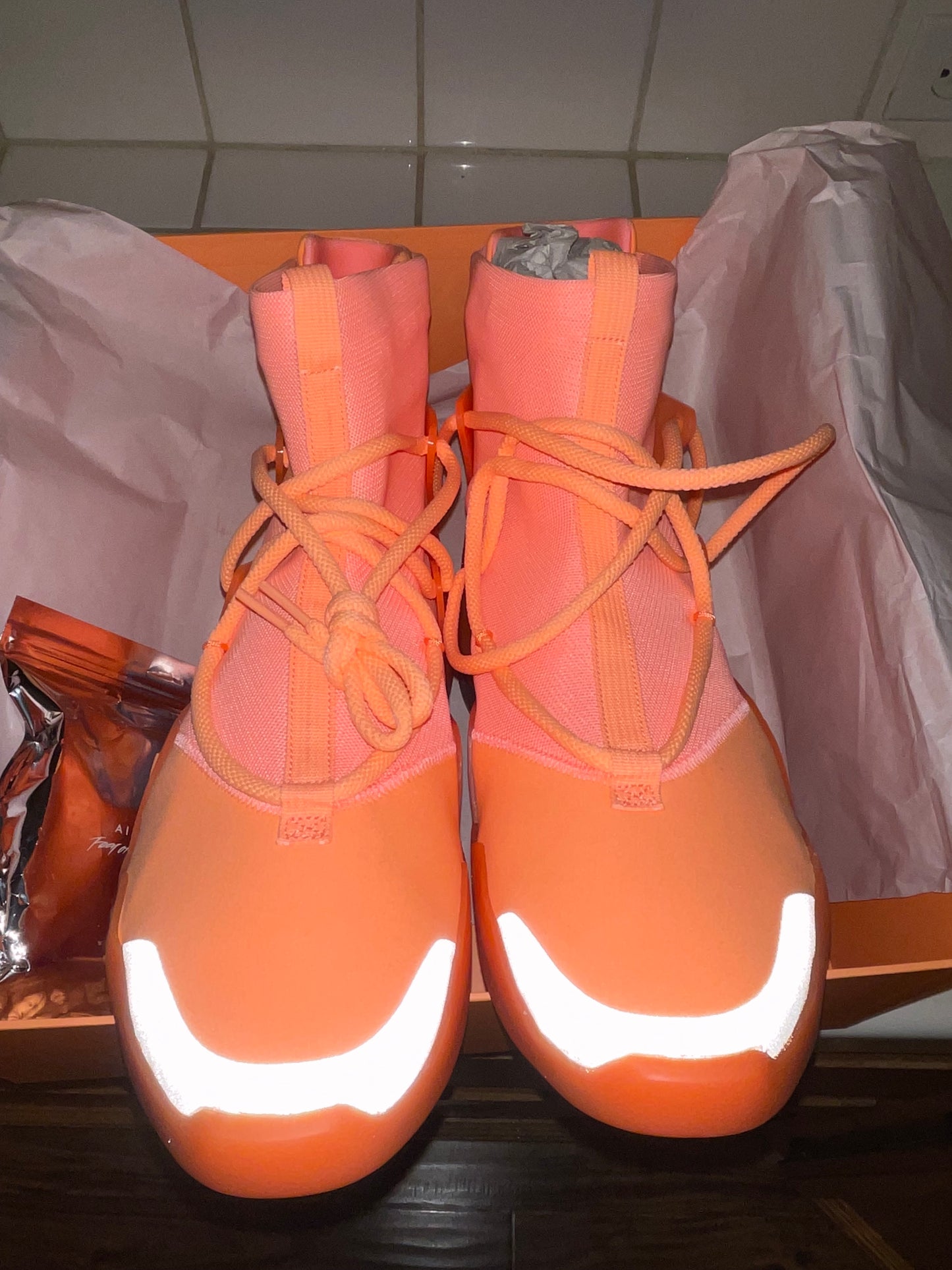 Nike Air Fear of God 1 Orange Pulse
