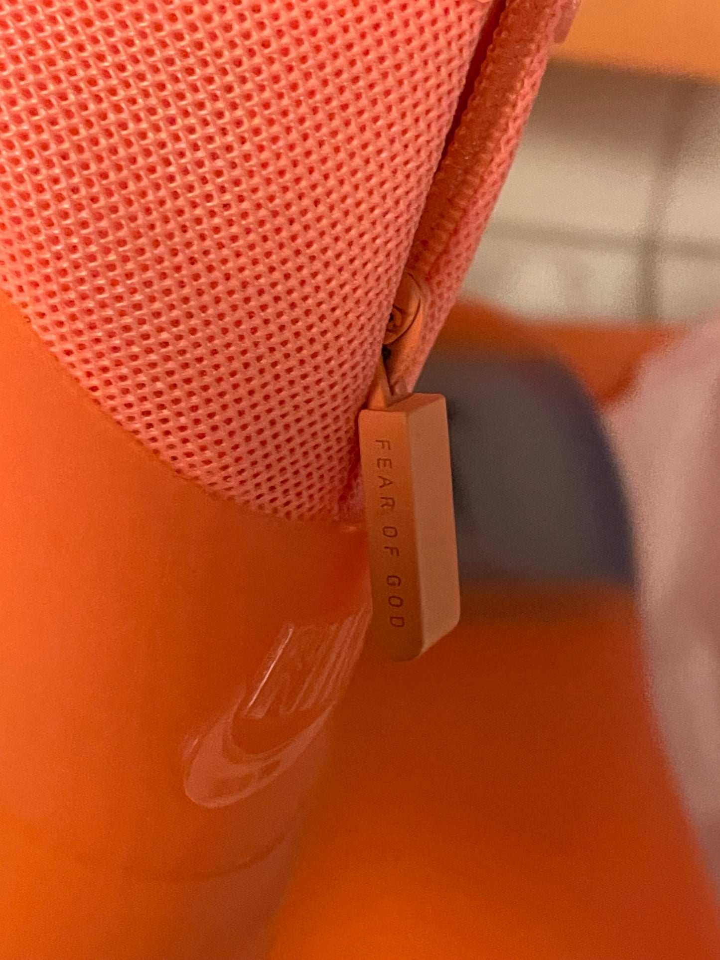 Nike Air Fear of God 1 Orange Pulse
