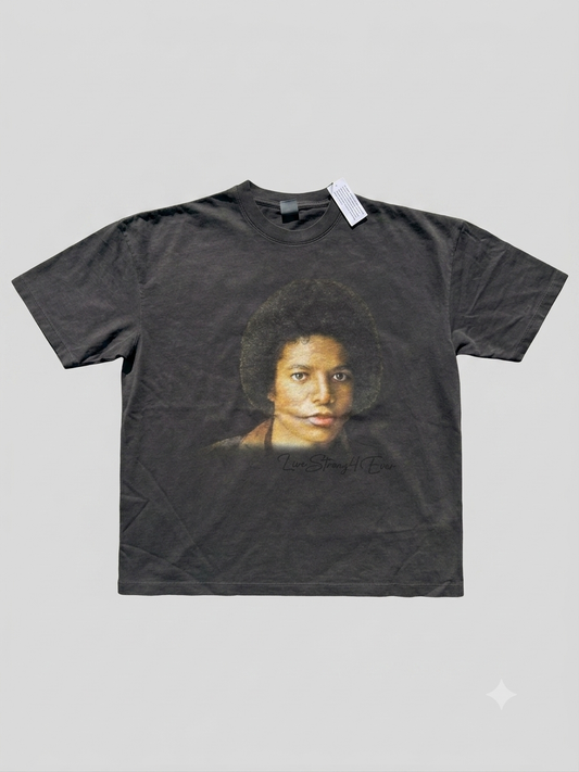 LS4E "Live Strong 4 Ever" Vintage Michael Jackson T-Shirt