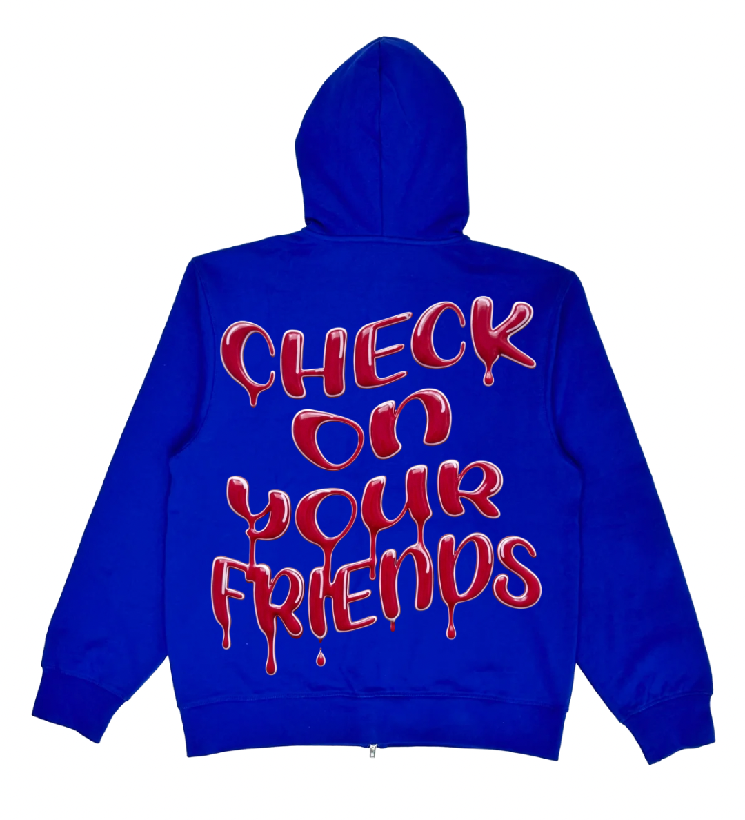 Check On Your Friends Full Zip Up Sweatshirt