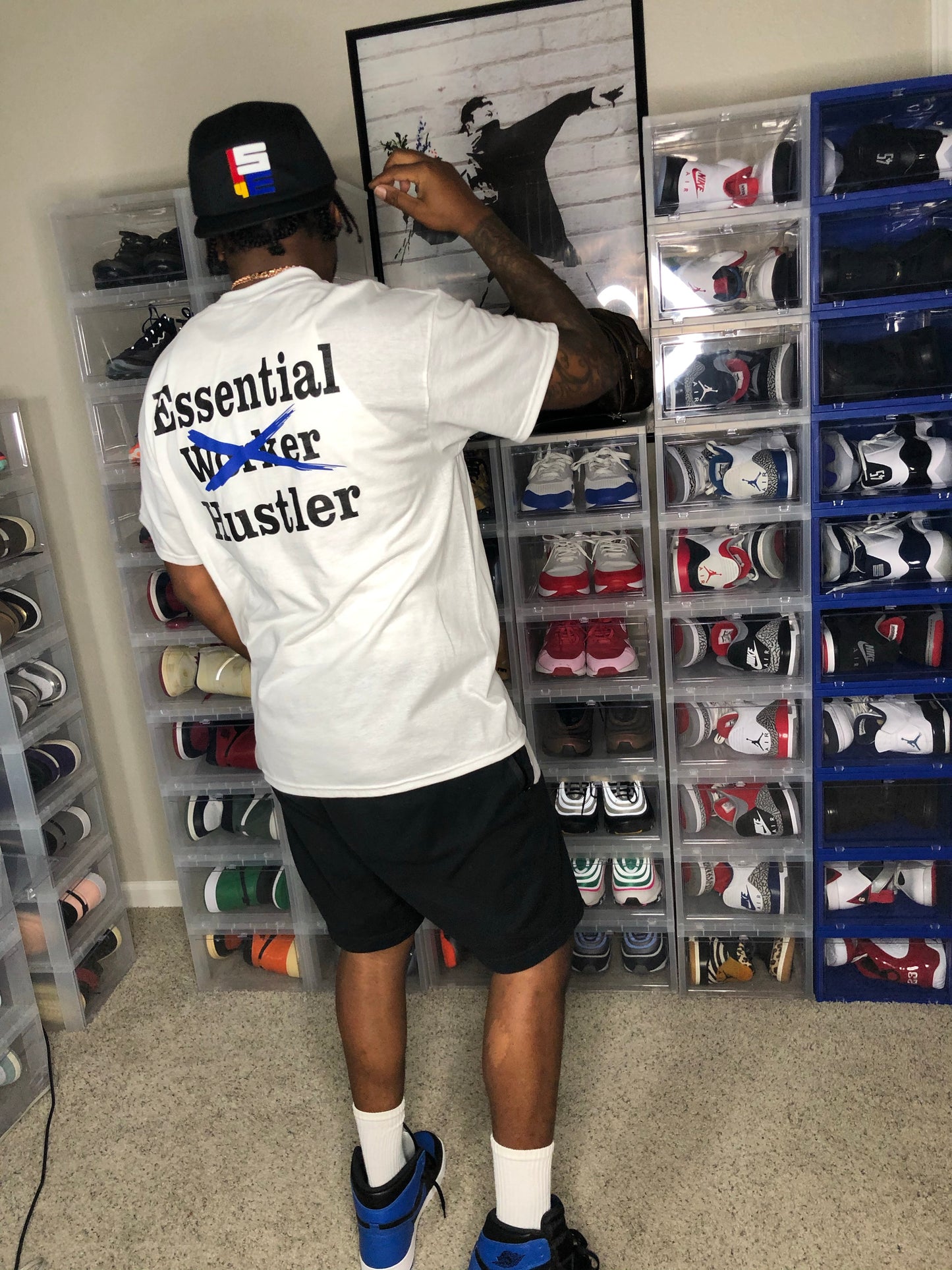 Royal Blue Essential Hustler Tee