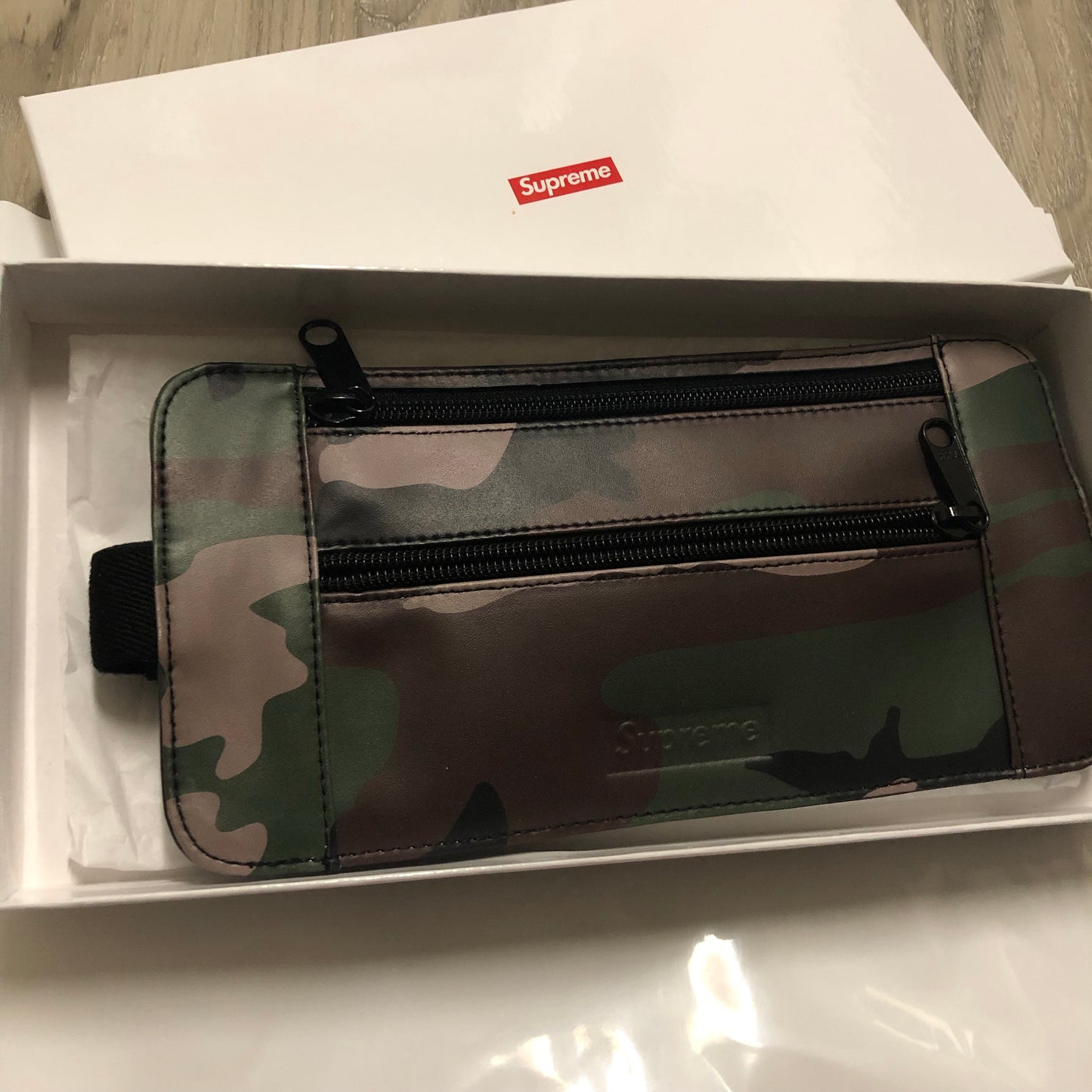 Supreme Leather Waist Bag