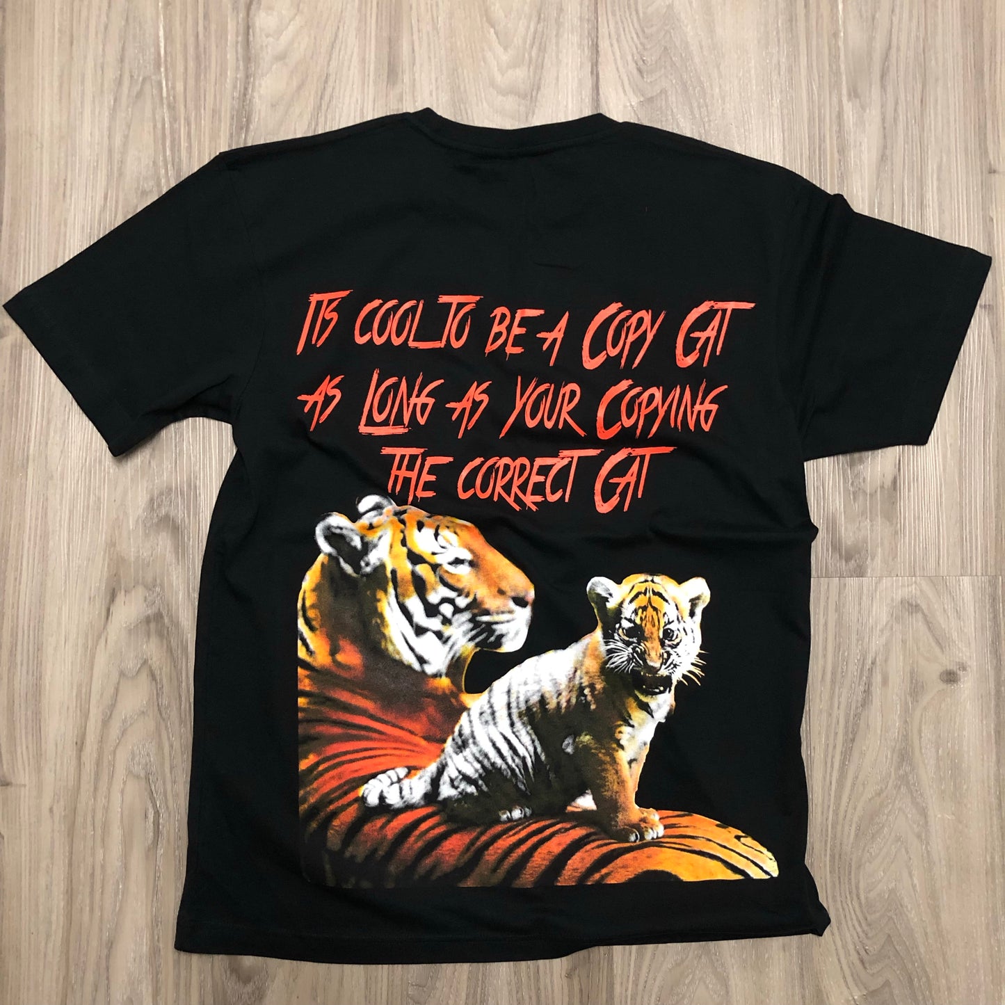Black Copy Cat Tee