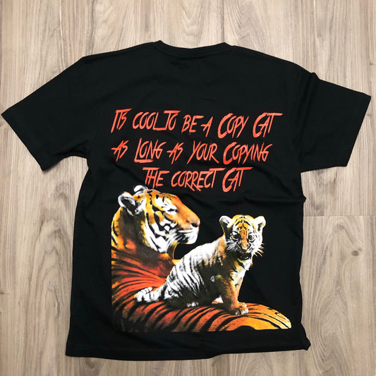 Black Copy Cat Tee
