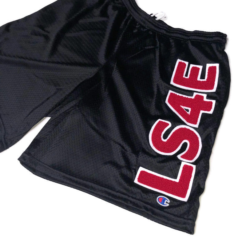 Ls4e Patch Work Mesh Basketball Shorts