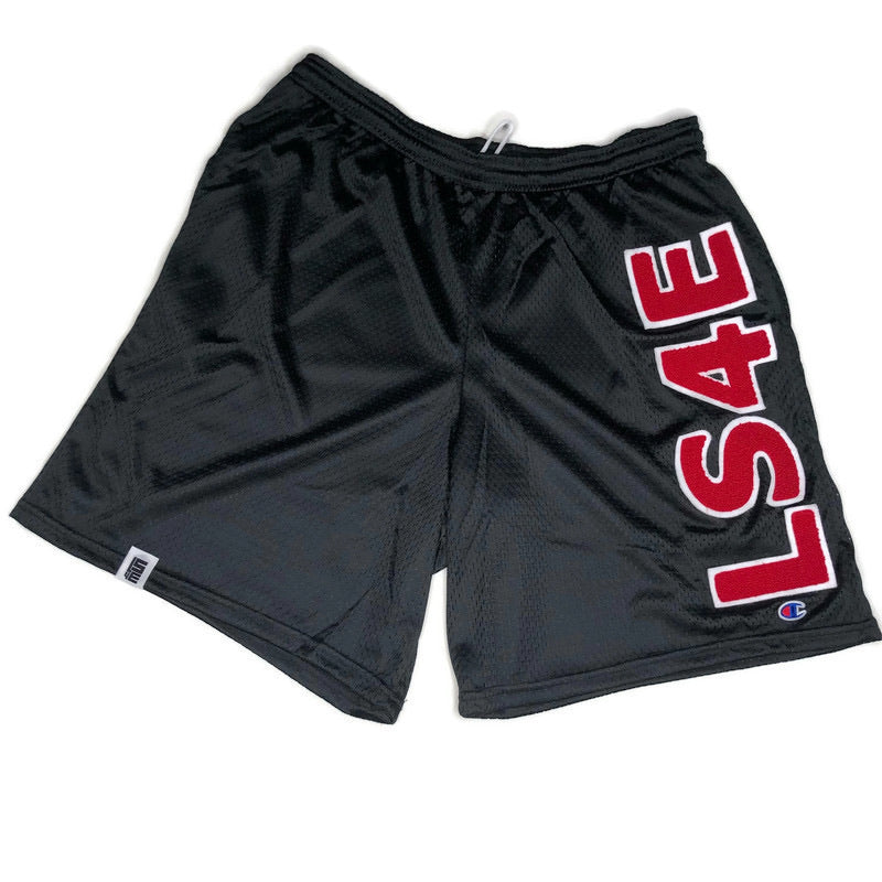Ls4e Patch Work Mesh Basketball Shorts