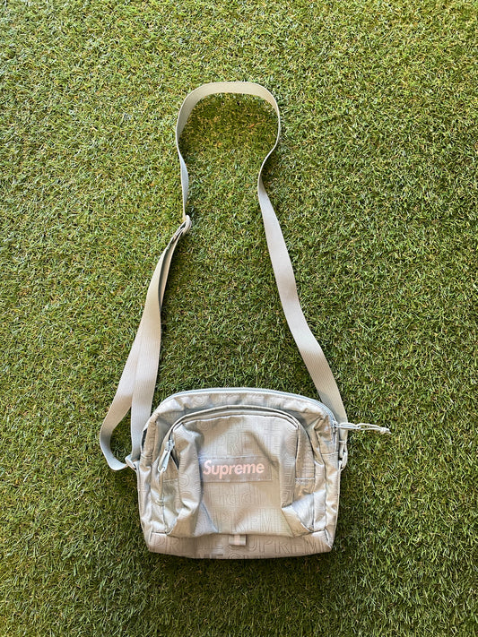 Used SS19 Supreme Ice Blue Bag