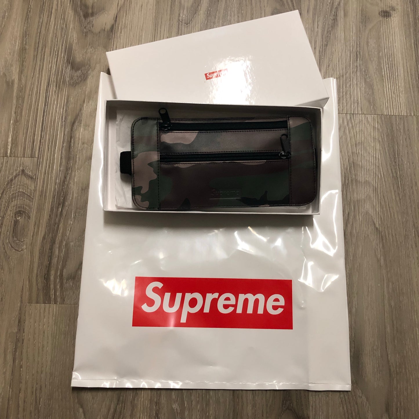 Supreme Leather Waist Bag
