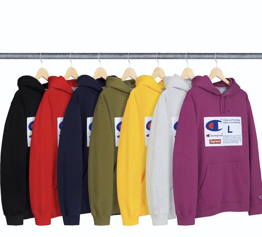 SS19 Supreme X Champion Hoodie