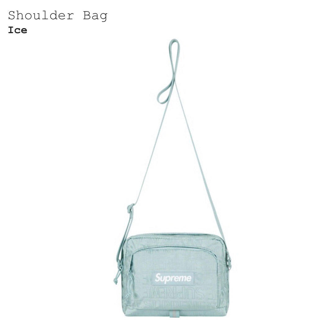 Used SS19 Supreme Ice Blue Bag